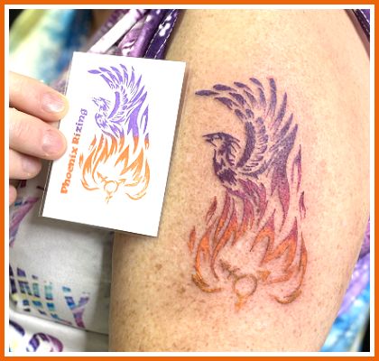 Phoenix Rizing Tattoo & Signature Stamp